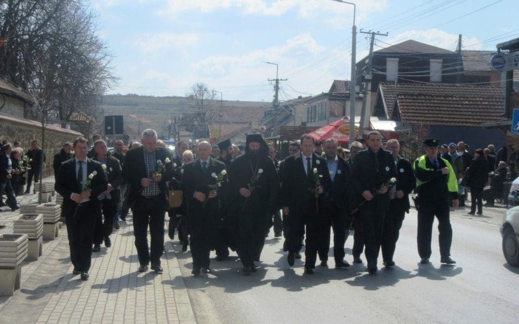 Парастос и академија у Грачаници поводом 17.марта 2004.