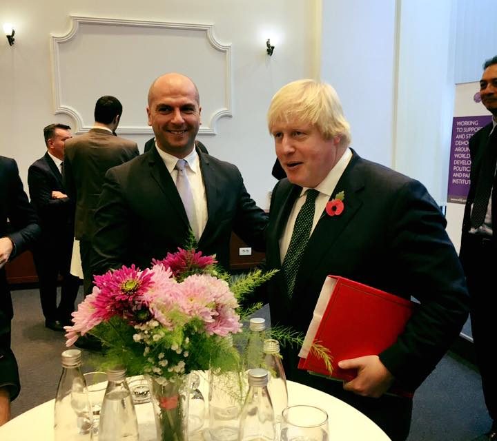Састанак са министром спољних послова Велике Британије Борисом Џонсоном